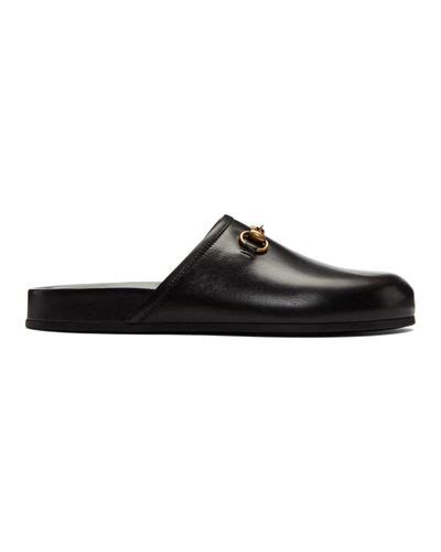 gucci black new river clog loafers|gucci wedge loafers.